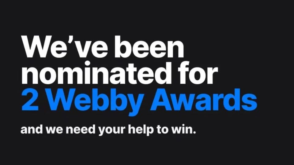 Peloton Nominated for Two Webby Awards in 2024-thumbnail