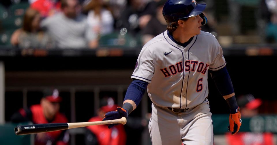 Astros' Meyers Hits Two Homers, Drives in 7 in Win Over White Sox-thumbnail