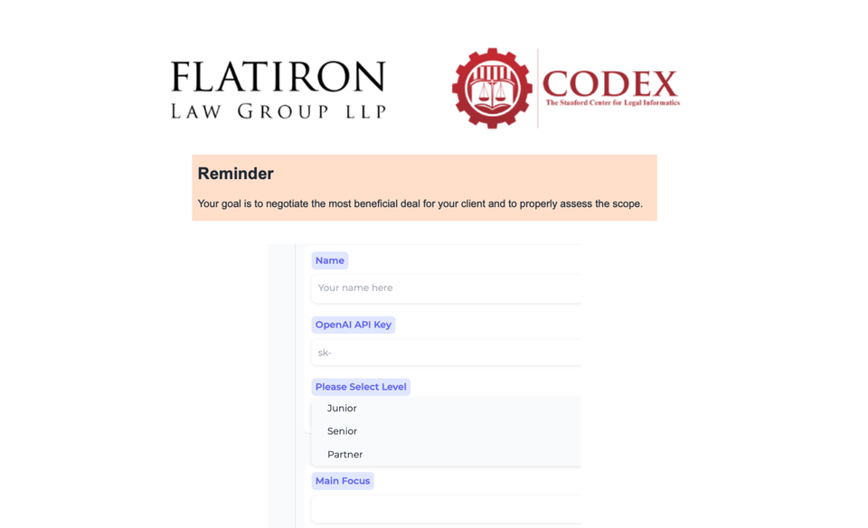 Stanford and Flatiron launch genAI-driven M&A negotiation simulator for legal training-thumbnail