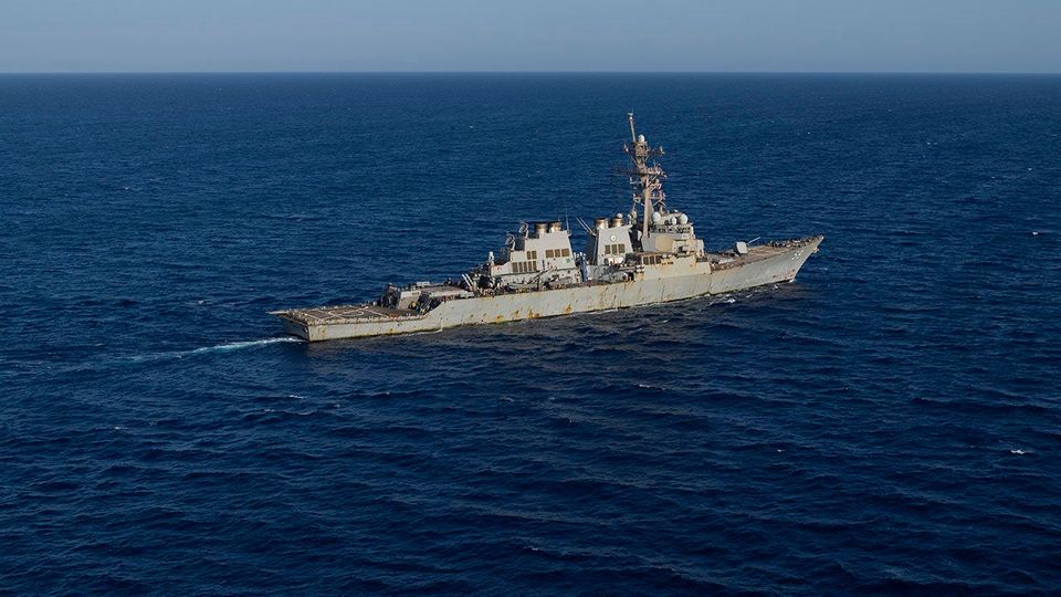 US warships under attack in Red Sea by Iran-backed Houthi rebels-thumbnail