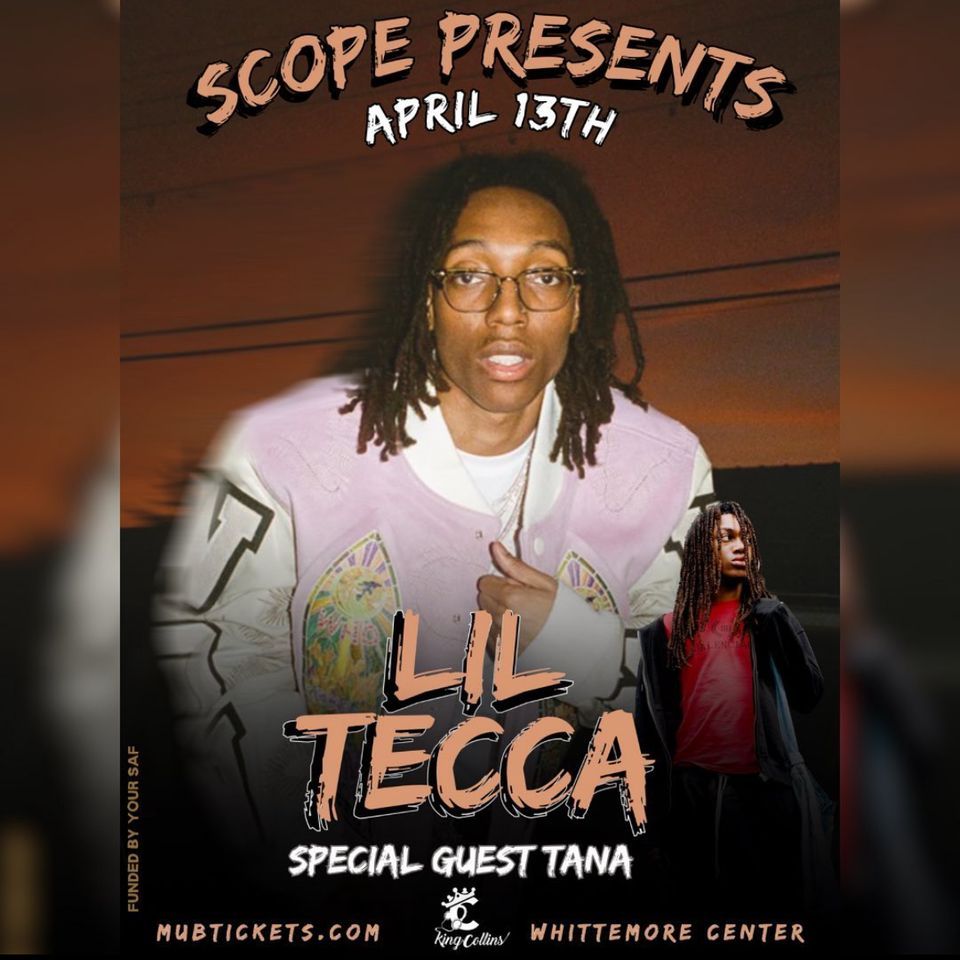 SCOPE presents Lil Tecca with Tana for annual spring concert-thumbnail