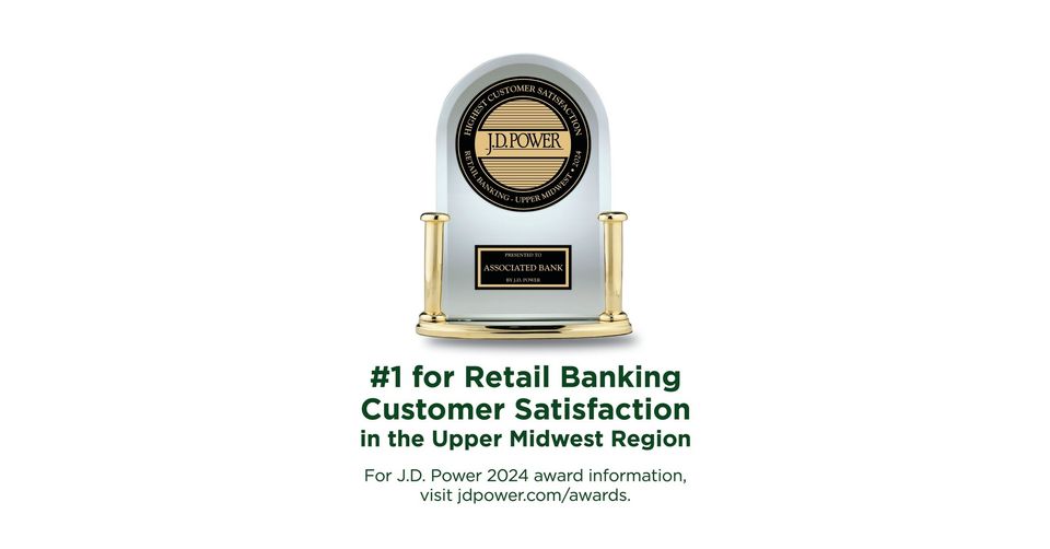 Associated Bank Wins J.D. Power Award for Customer Satisfaction-thumbnail