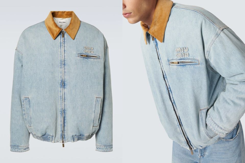 Miu Miu Debuts Denim Blouson for FW24 Collection-thumbnail