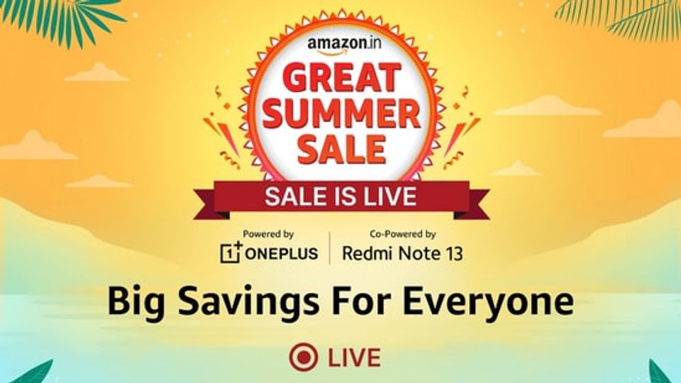 Amazon Great Summer Sale 2024: Discounts on Electronics, Home and Kitchen Appliances, and Large Appliances-thumbnail