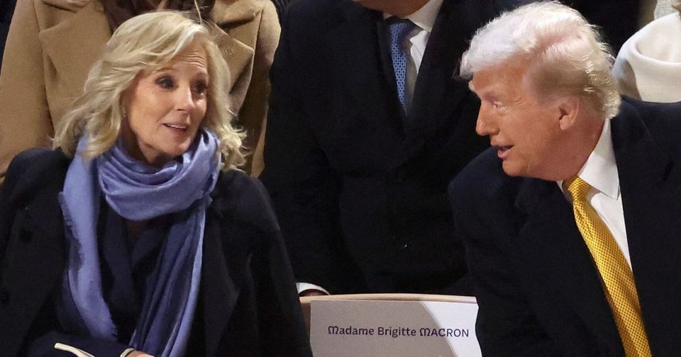 Trump uses photo with Jill Biden in Paris to promote his new fragrances-thumbnail