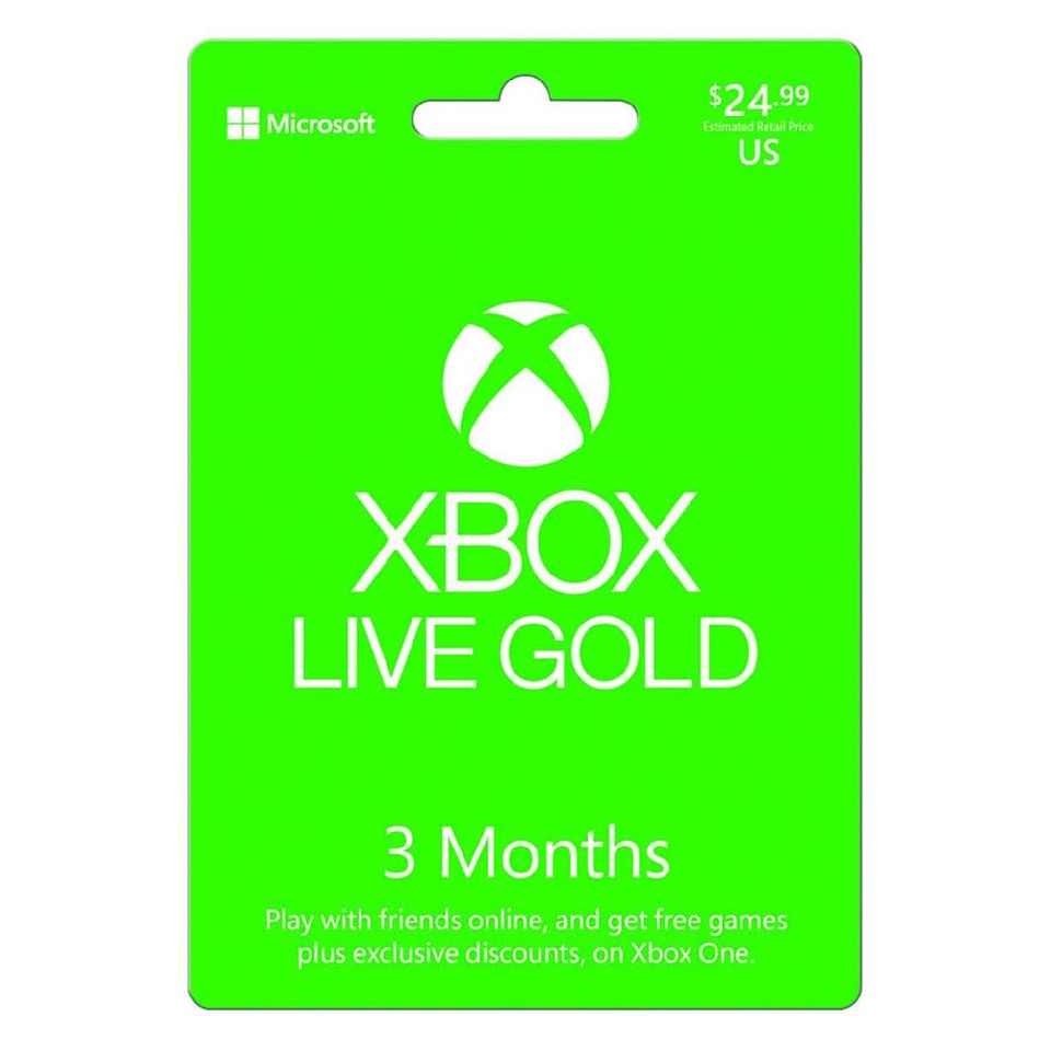 Get Xbox Live Gold 3 Month Gift Card for $24.99 at Walgreens and Best Buy-thumbnail