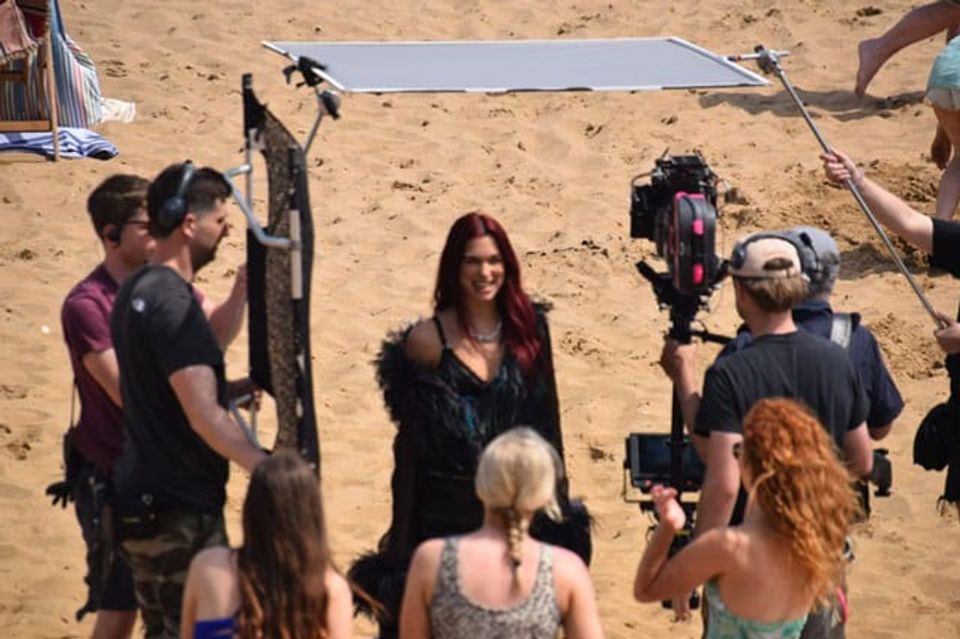 Dua Lipa spotted filming music video in Broadstairs-thumbnail