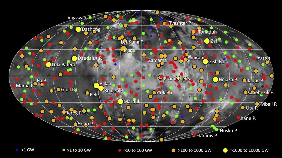 First global heat flow map of Io’s volcanic activity hints at subsurface magma ocean-thumbnail