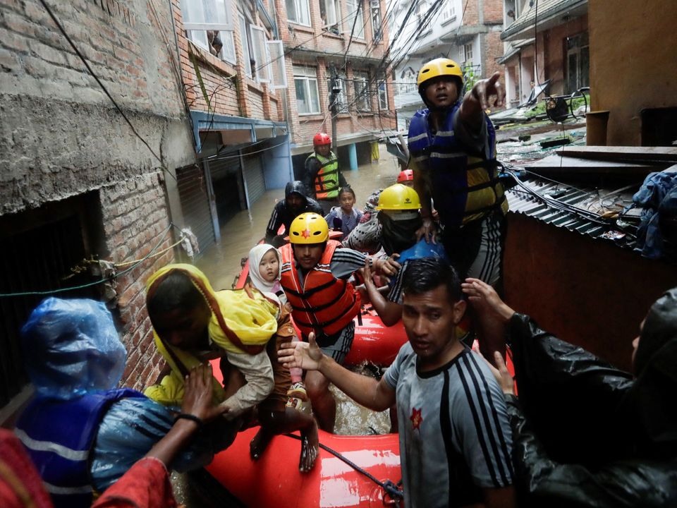 Nepal floods and landslides kill 10, 18 missing-thumbnail