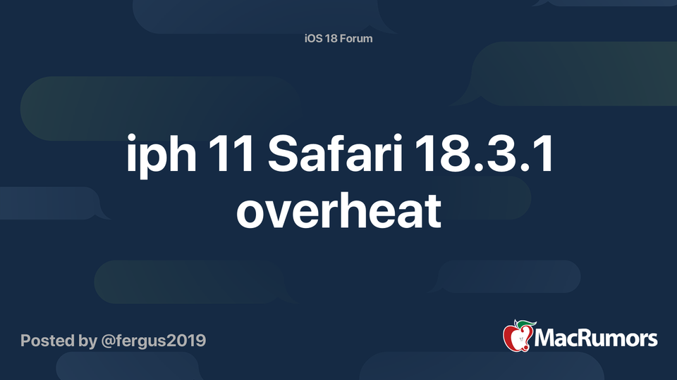 iPhone 11 Overheats While Streaming on Safari-thumbnail