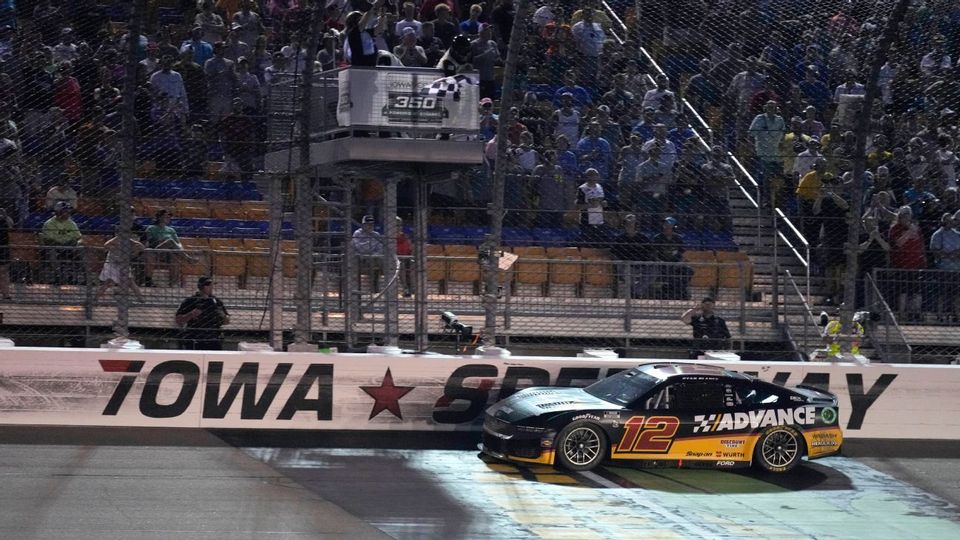 Ryan Blaney wins inaugural NASCAR Cup race at Iowa Speedway-thumbnail