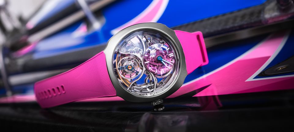 H. Moser & Cie unveils Streamliner Cylindrical Tourbillon Skeleton Alpine F1 Limited-Edition Watches at Miami Grand Prix-thumbnail